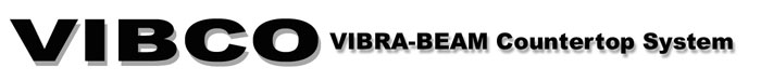 VIBCO VIBRA-BEAM Countertop System